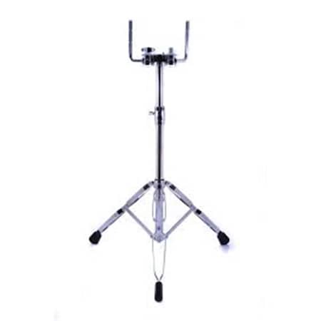 Drum Works Furniture Heavy Duty Double Tom Stand, Air Lift, Chrome DWCP9900AL
